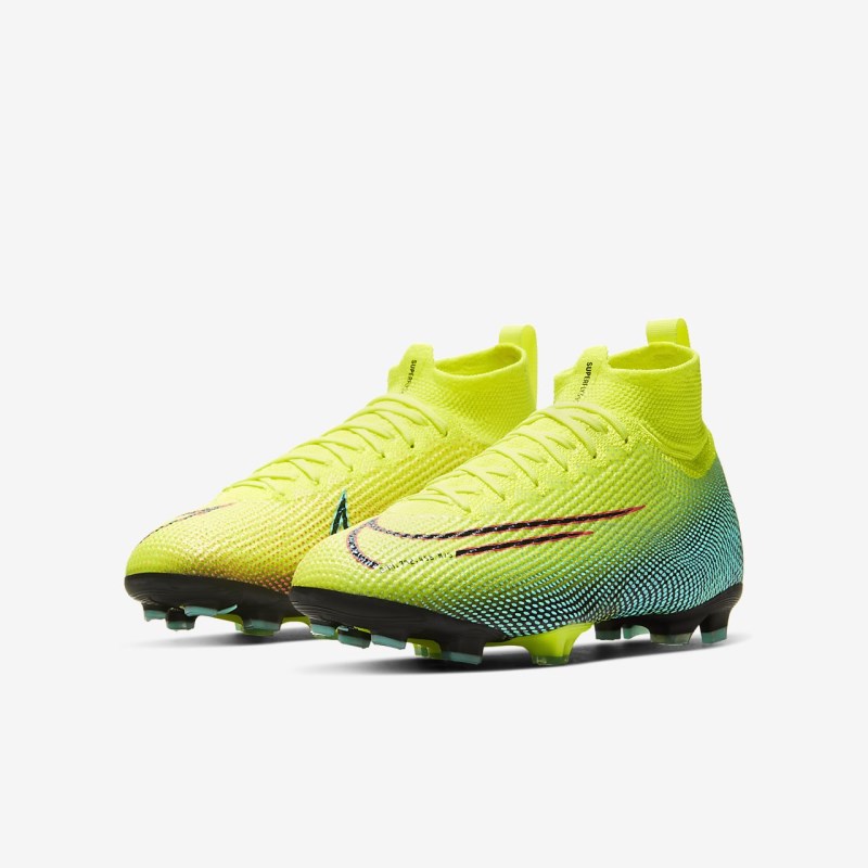 Nike Jr. マーキュリアル Superfly 7 エリート MDS FG キッズ サッカーシューズ レモン | EY8949-023
