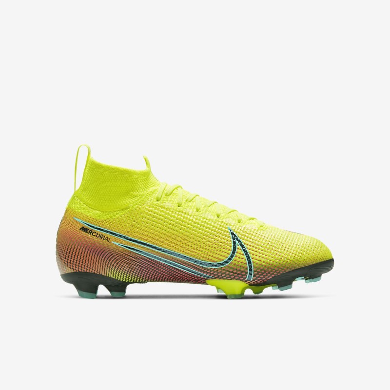 Nike Jr. マーキュリアル Superfly 7 エリート MDS FG キッズ サッカーシューズ レモン | EY8949-023