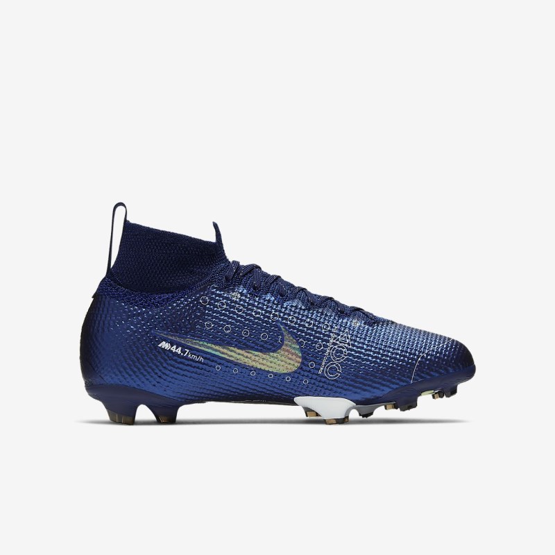 Nike Jr. マーキュリアル Superfly 7 エリート MDS FG キッズ サッカーシューズ 青 | IL6740-807