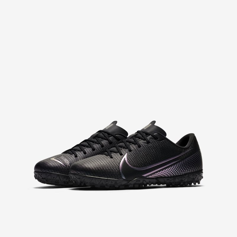 Nike Jr. マーキュリアル Vapor 13 Academy TF キッズ サッカーシューズ 黒 | MN1391-667