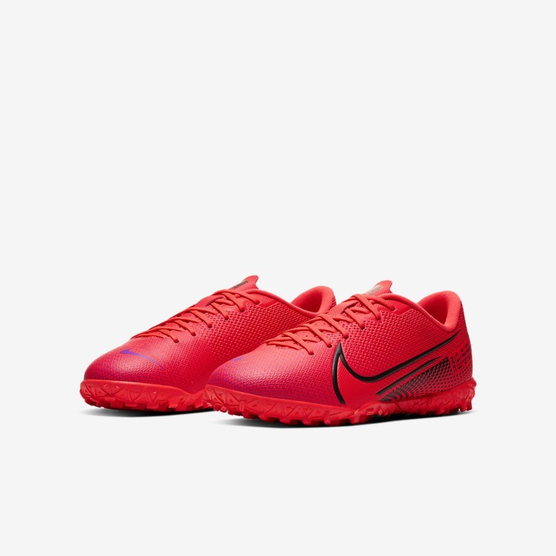 Nike Jr. マーキュリアル Vapor 13 Academy TF キッズ サッカーシューズ 赤 | SX6860-913
