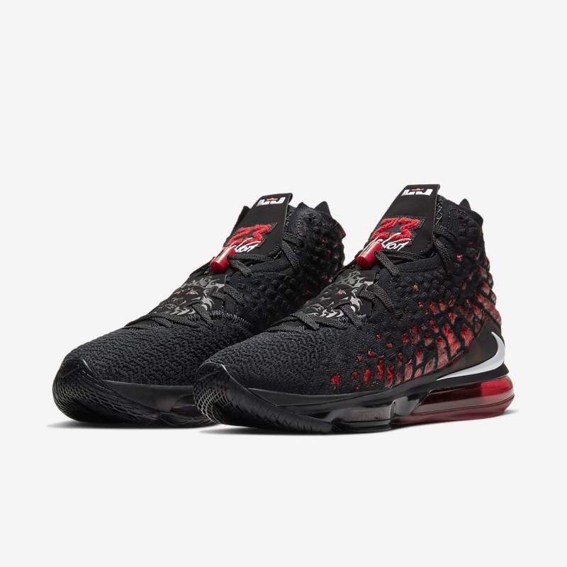 Nike LeBron 17 メンズ バスケットシューズ 黒 | GT7644-309