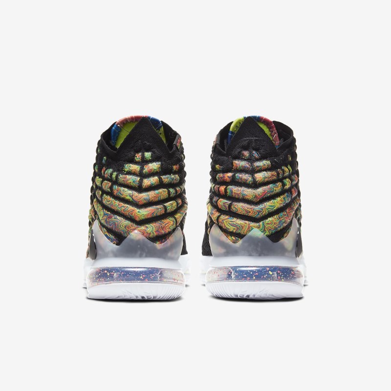 Nike LeBron 17 レディース バスケットシューズ 黒 | JQ0190-389