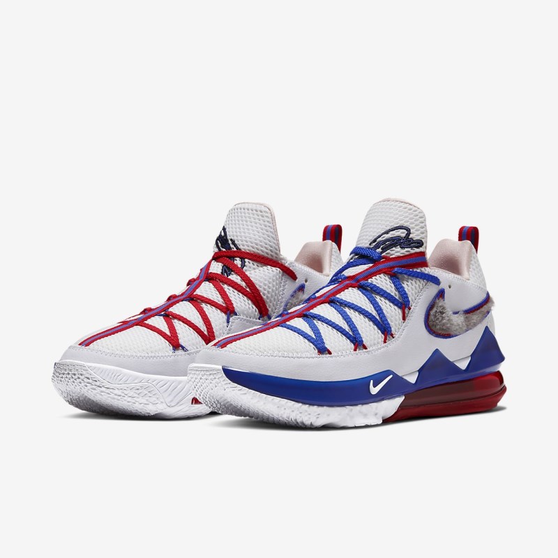 Nike LeBron 17 ロー Tune Squad レディース バスケットシューズ 白 | ZL2579-247