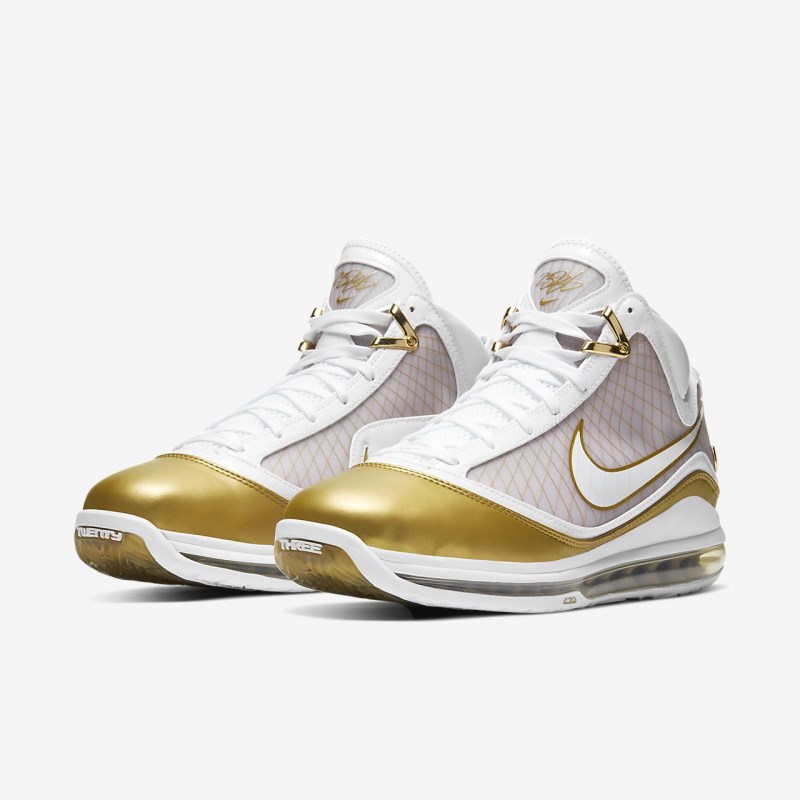 Nike LeBron 7 QS メンズ スニーカー 白 | UI8555-441