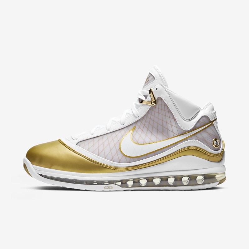 Nike LeBron 7 QS メンズ スニーカー 白 | UI8555-441