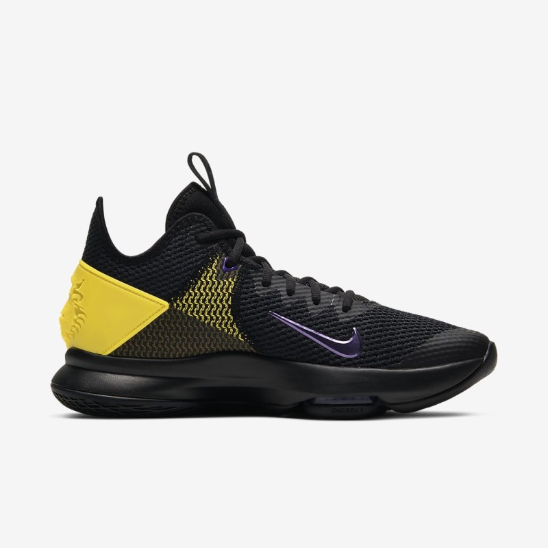 Nike LeBron Witness 4 レディース バスケットシューズ 黒 | WQ9280-629