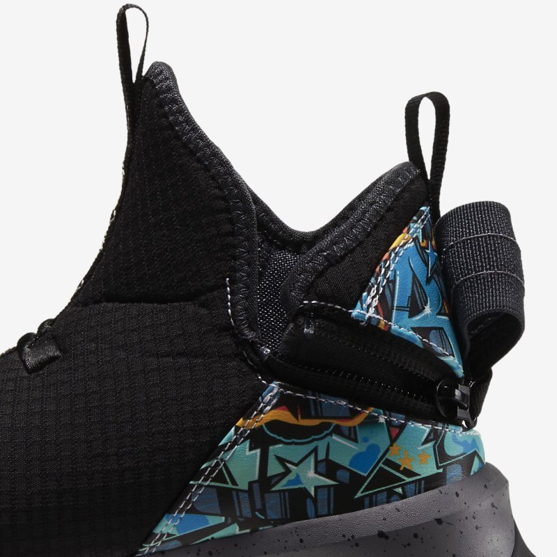 Nike LeBron ソルジャー 13 FlyEase キッズ バスケットシューズ 黒 | BH6674-913