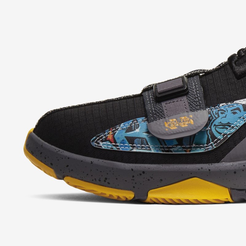 Nike LeBron ソルジャー 13 FlyEase キッズ バスケットシューズ 黒 | BH6674-913