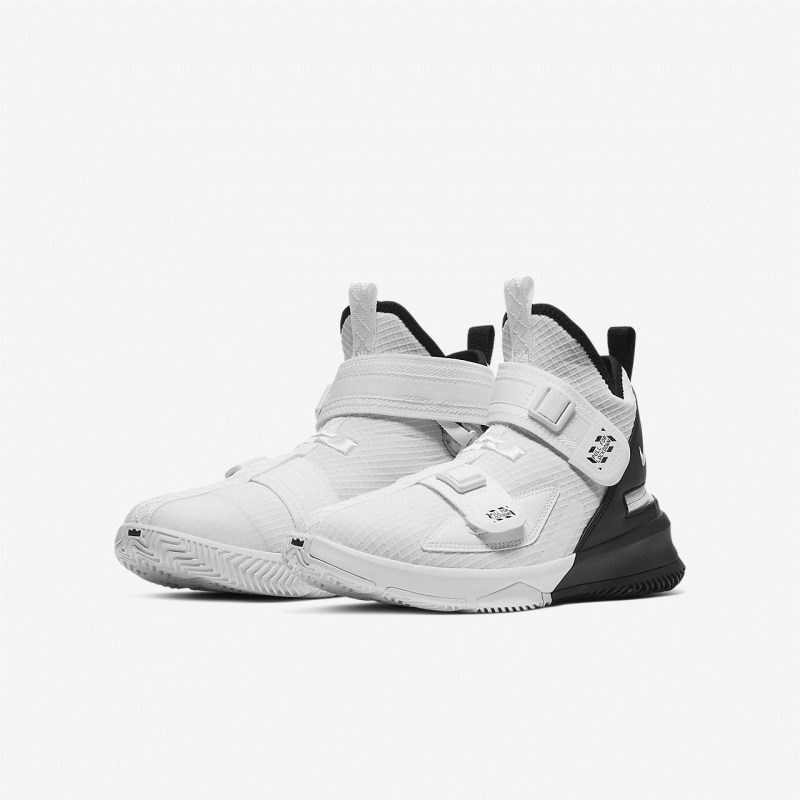 Nike LeBron ソルジャー 13 FlyEase キッズ バスケットシューズ 白 | IE6477-258