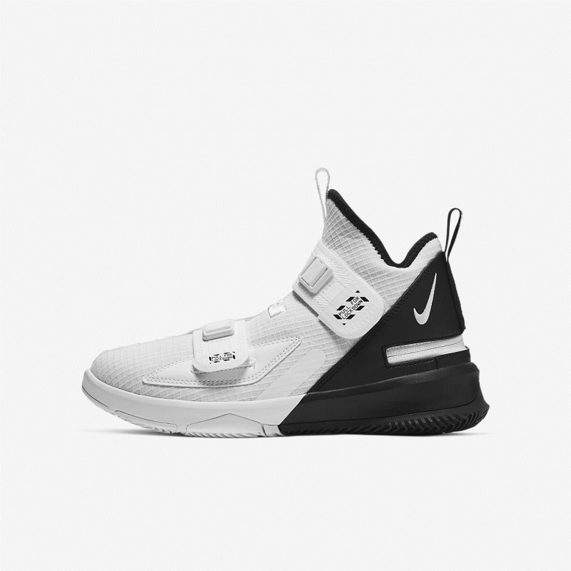 Nike LeBron ソルジャー 13 FlyEase キッズ バスケットシューズ 白 | IE6477-258