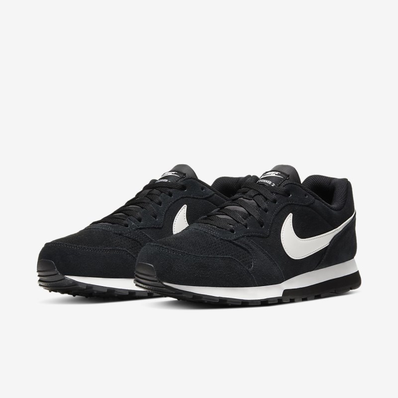 Nike MD ランナー 2 スエード メンズ スニーカー 黒 | UI6884-685