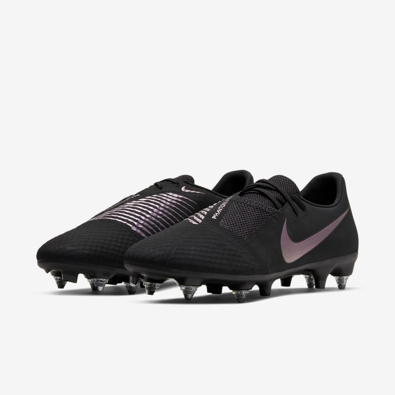 Nike PhantomVNM Academy SG-Pro Anti-Clog Traction メンズ サッカーシューズ 黒 | EE6632-858