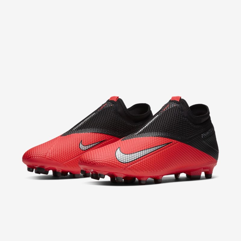 Nike Phantom Vision 2 Academy Dynamic フィット MG レディース サッカーシューズ 赤 | BU6637-466