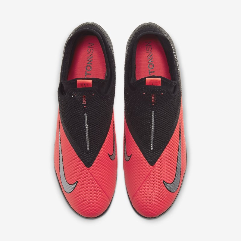 Nike Phantom Vision 2 Academy Dynamic フィット IC レディース サッカーシューズ 赤 | GF5632-020