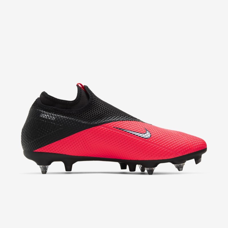 Nike Phantom Vision 2 Academy Dynamic フィット SG-PRO Anti-Clog Traction レディース サッカーシューズ 赤 | PF5269-224