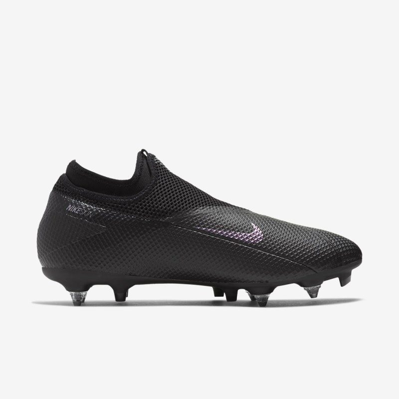 Nike Phantom Vision 2 Academy Dynamic フィット SG-PRO Anti-Clog Traction レディース サッカーシューズ 黒 | TM7897-080