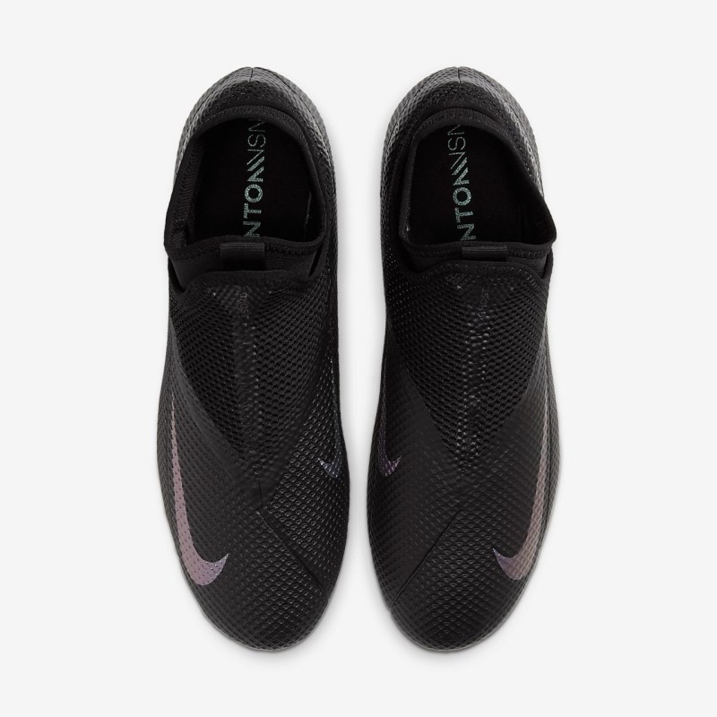 Nike Phantom Vision 2 Academy Dynamic フィット SG-PRO Anti-Clog Traction レディース サッカーシューズ 黒 | TM7897-080