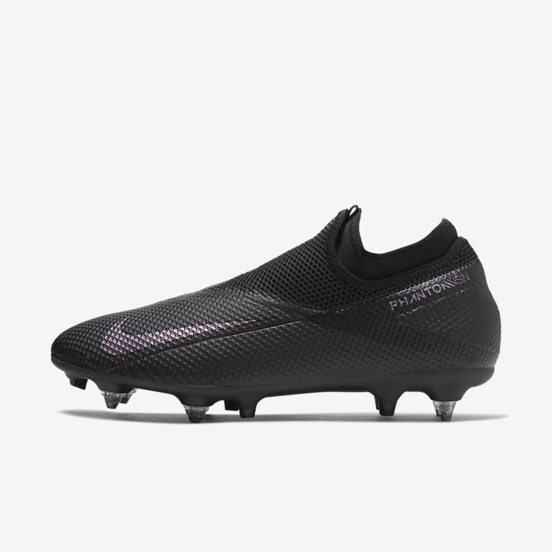 Nike Phantom Vision 2 Academy Dynamic フィット SG-PRO Anti-Clog Traction レディース サッカーシューズ 黒 | TM7897-080