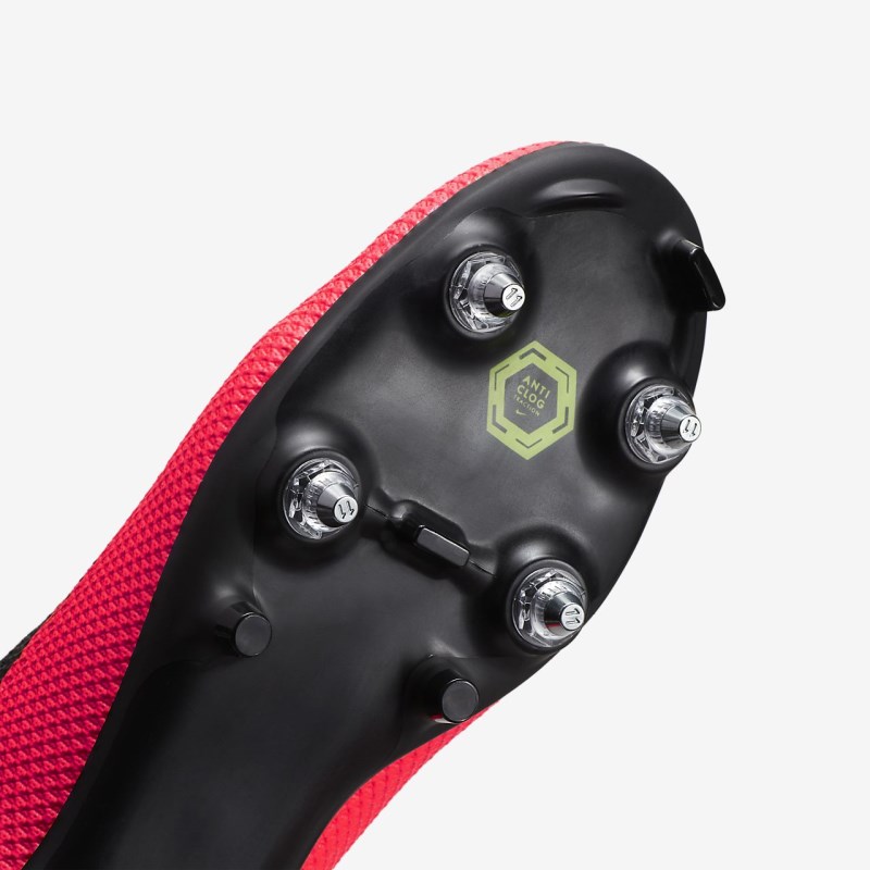 Nike Phantom Vision 2 Academy Dynamic フィット SG-PRO Anti-Clog Traction メンズ サッカーシューズ 赤 | XI4916-149