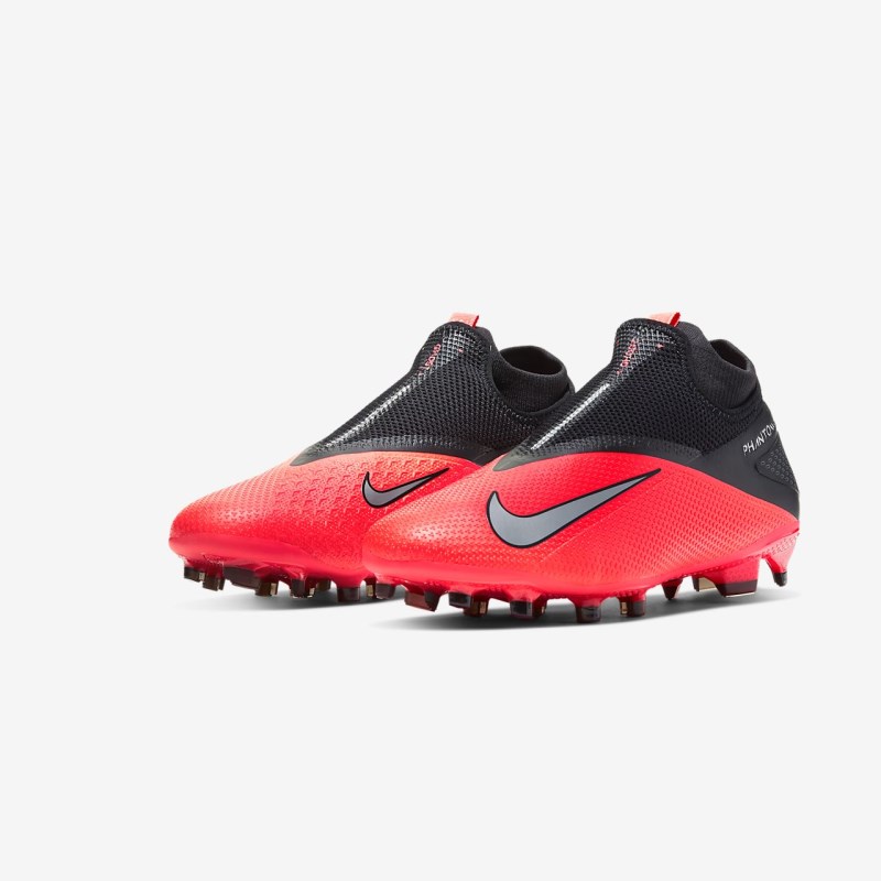 Nike Phantom Vision 2 Pro Dynamic フィット FG レディース サッカーシューズ 赤 | KM5910-275