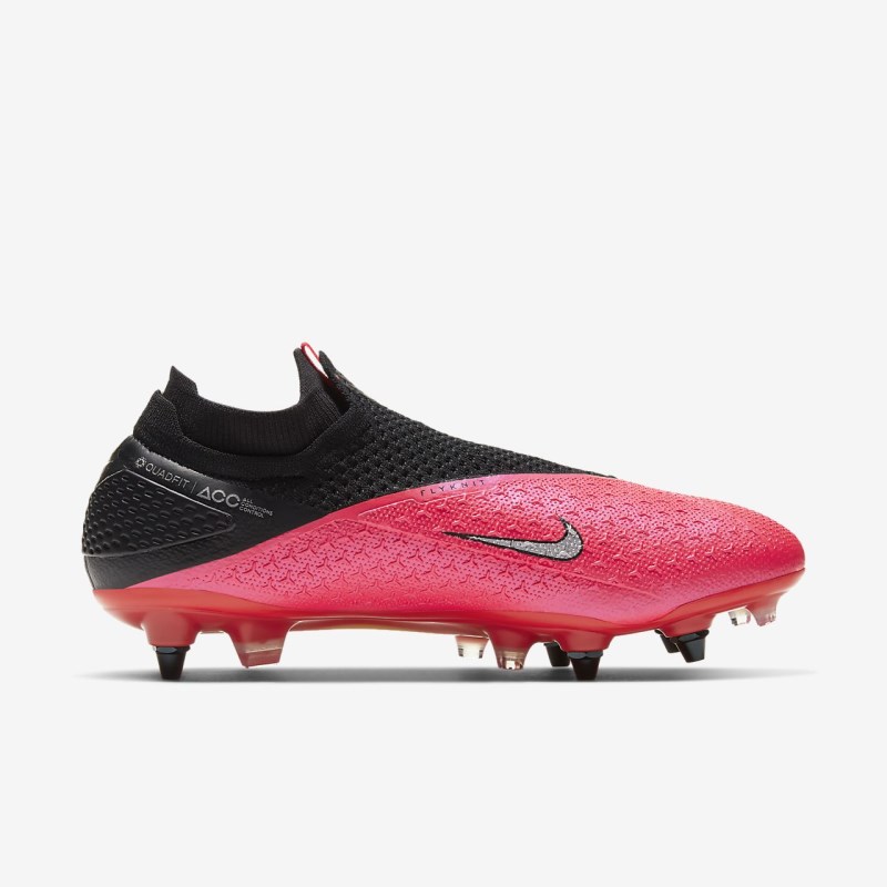 Nike Phantom Vision 2 エリート Dynamic フィット SG-PRO Anti-Clog Traction レディース サッカーシューズ 赤 | KZ3176-960