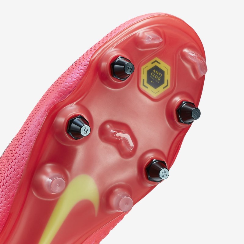 Nike Phantom Vision 2 エリート Dynamic フィット SG-PRO Anti-Clog Traction レディース サッカーシューズ 赤 | KZ3176-960