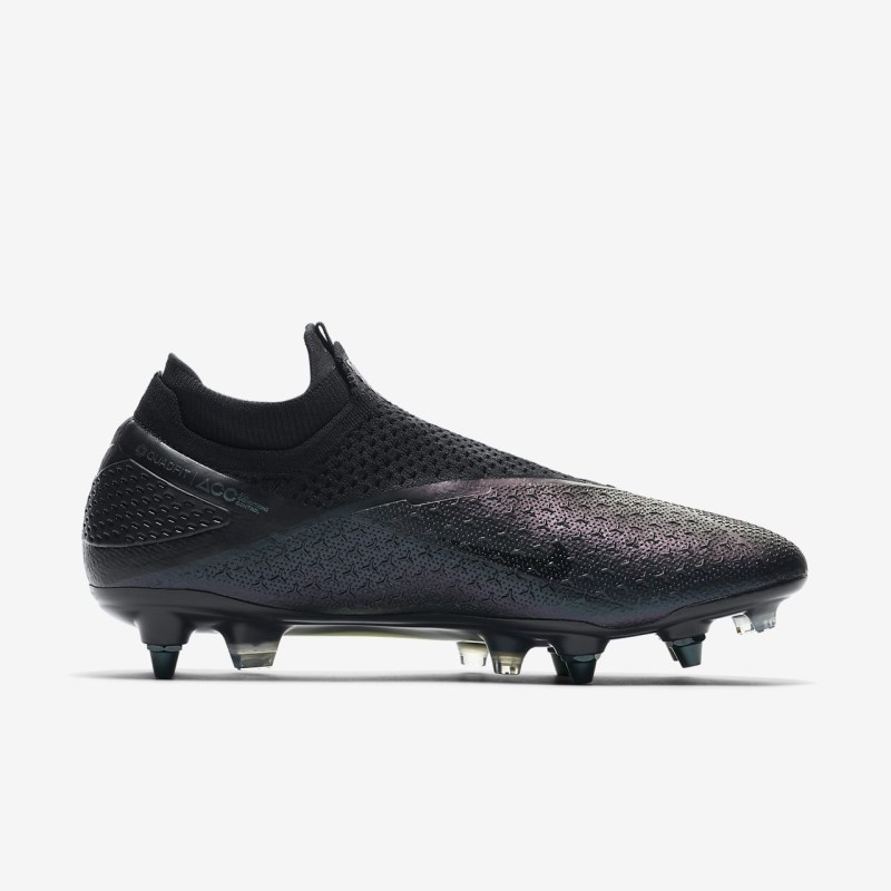 Nike Phantom Vision 2 エリート Dynamic フィット SG-PRO Anti-Clog Traction レディース サッカーシューズ 黒 | SV7267-184