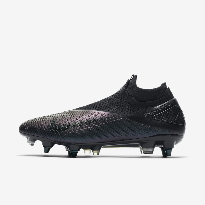 Nike Phantom Vision 2 エリート Dynamic フィット SG-PRO Anti-Clog Traction レディース サッカーシューズ 黒 | SV7267-184