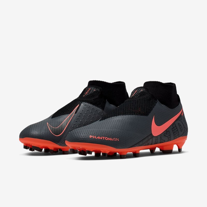 Nike Phantom Vision Pro Dynamic フィット FG メンズ サッカーシューズ 暗グレー | BX9361-141