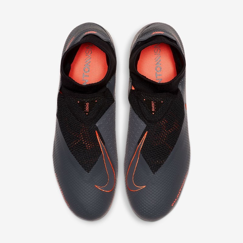 Nike Phantom Vision Pro Dynamic フィット FG メンズ サッカーシューズ 暗グレー | BX9361-141