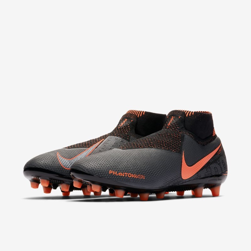Nike Phantom Vision エリート Dynamic フィット AG-PRO レディース サッカーシューズ 暗グレー | GB4180-391