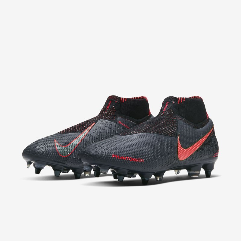 Nike Phantom Vision エリート Dynamic フィット Anti-Clog SG-PRO メンズ サッカーシューズ 暗グレー | XQ4082-623