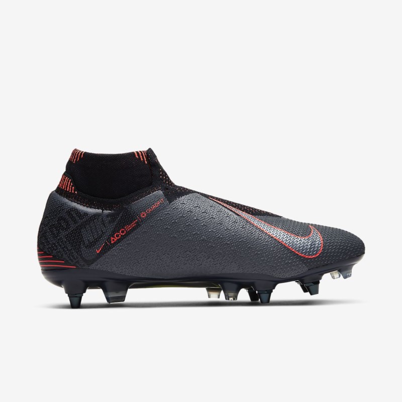 Nike Phantom Vision エリート Dynamic フィット Anti-Clog SG-PRO メンズ サッカーシューズ 暗グレー | XQ4082-623