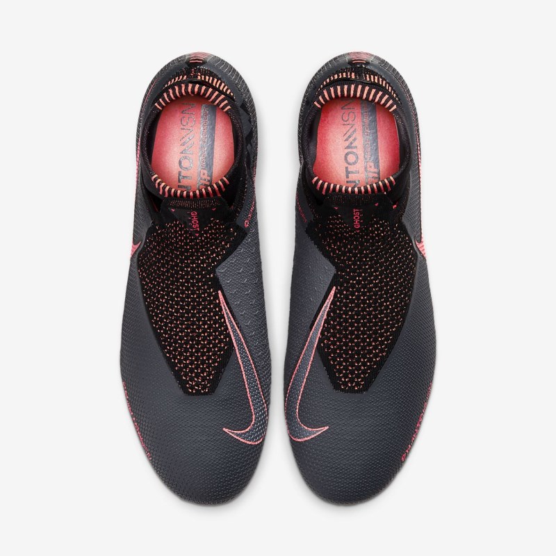 Nike Phantom Vision エリート Dynamic フィット Anti-Clog SG-PRO メンズ サッカーシューズ 暗グレー | XQ4082-623
