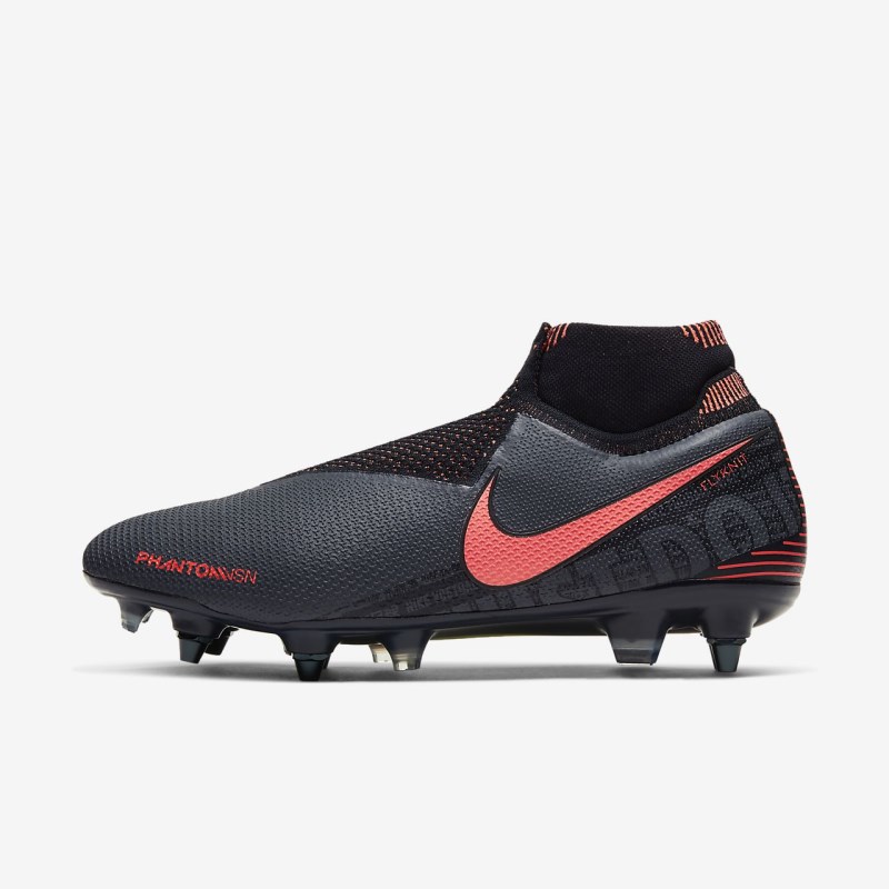 Nike Phantom Vision エリート Dynamic フィット Anti-Clog SG-PRO メンズ サッカーシューズ 暗グレー | XQ4082-623