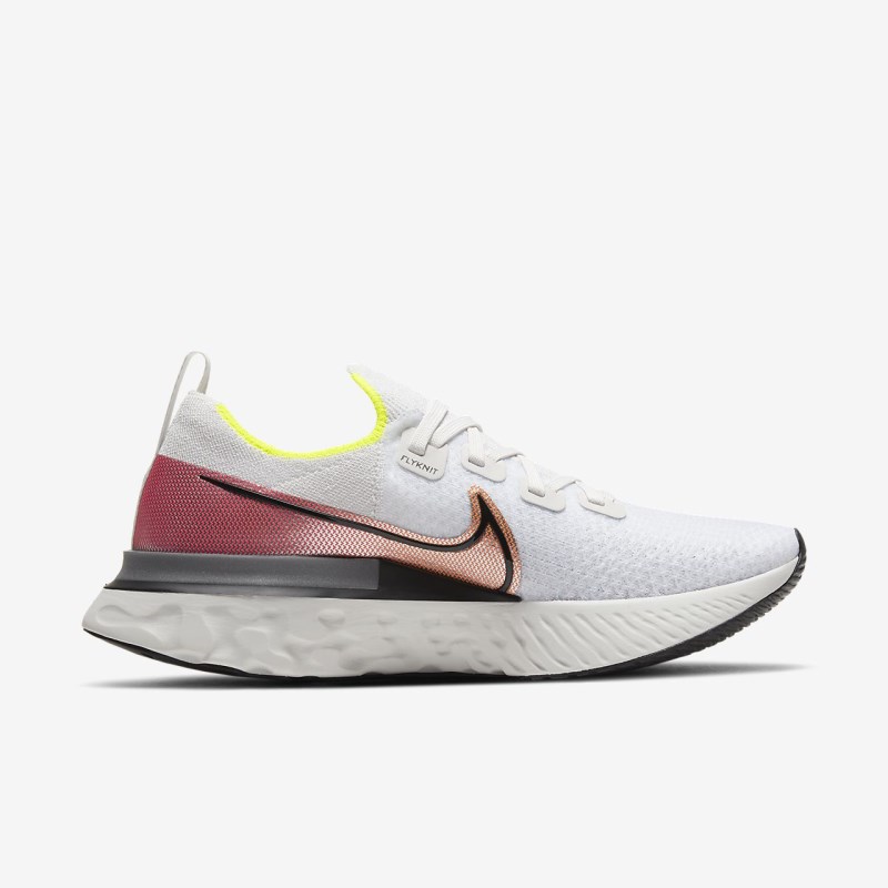 Nike React Infinity ラン フライニット メンズ ウォーキングシューズ 白 | OC5478-993