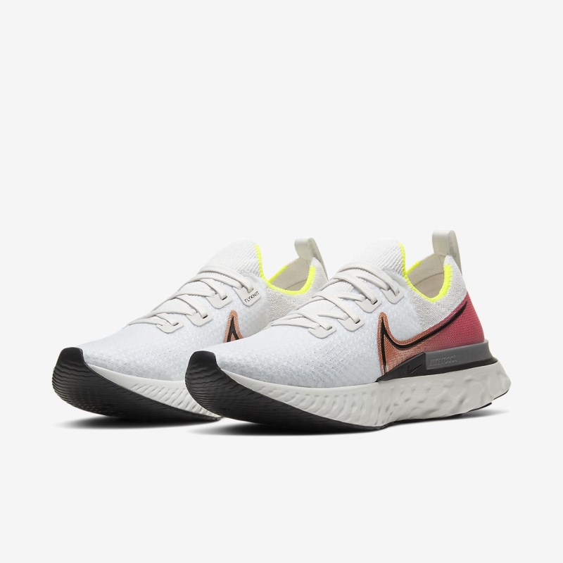 Nike React Infinity ラン フライニット メンズ ランニングシューズ 白 | OZ9735-459
