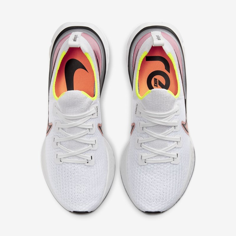 Nike React Infinity ラン フライニット メンズ ランニングシューズ 白 | OZ9735-459