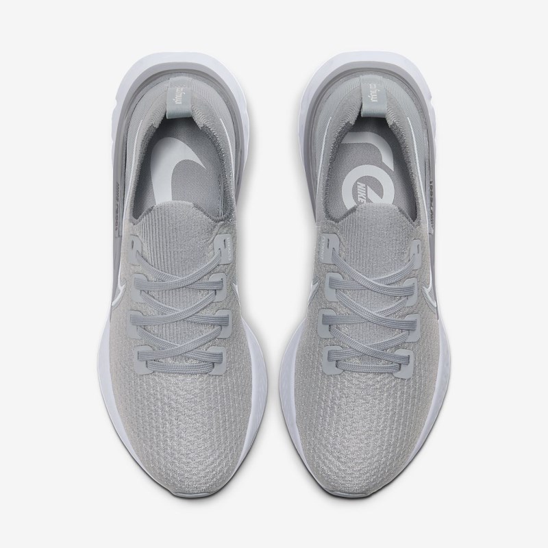 Nike React Infinity ラン フライニット メンズ ランニングシューズ グレー | SQ9402-302