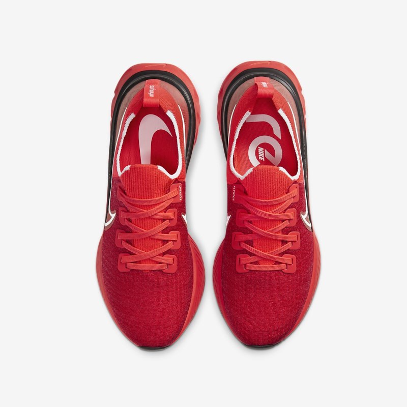 Nike React Infinity ラン フライニット メンズ ランニングシューズ 赤 | SR0472-023