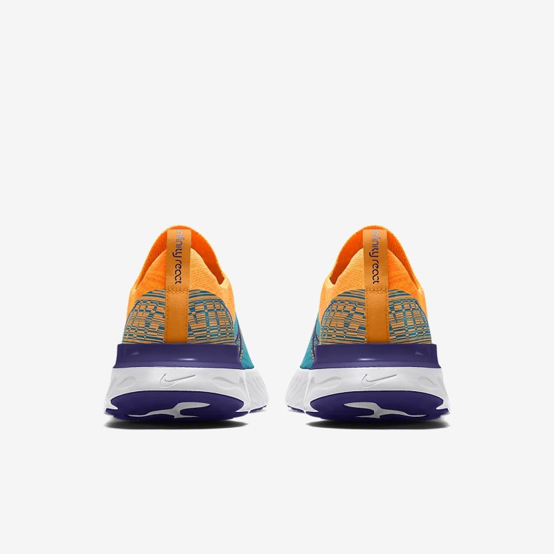 Nike React Infinity ラン フライニット メンズ ランニングシューズ 青 | VJ8315-432