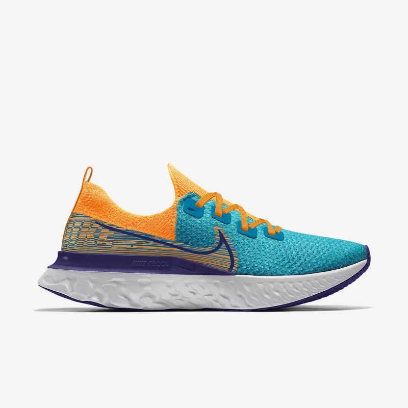 Nike React Infinity ラン フライニット メンズ ランニングシューズ 青 | VJ8315-432
