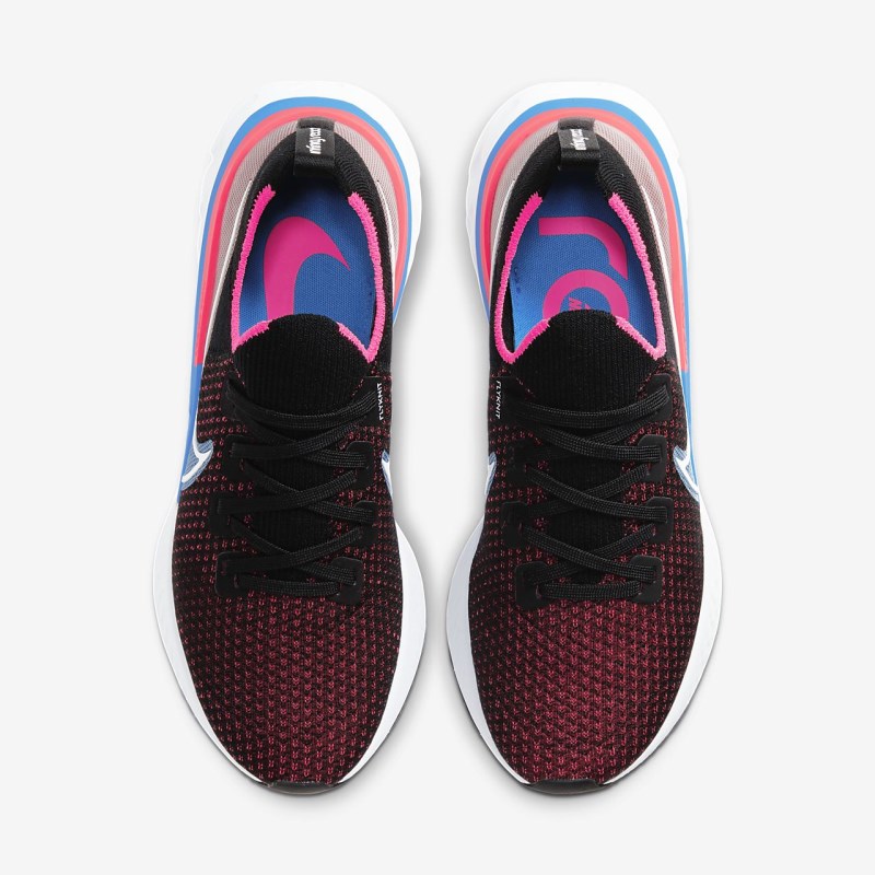 Nike React Infinity ラン フライニット メンズ ランニングシューズ 黒 | YI6562-942