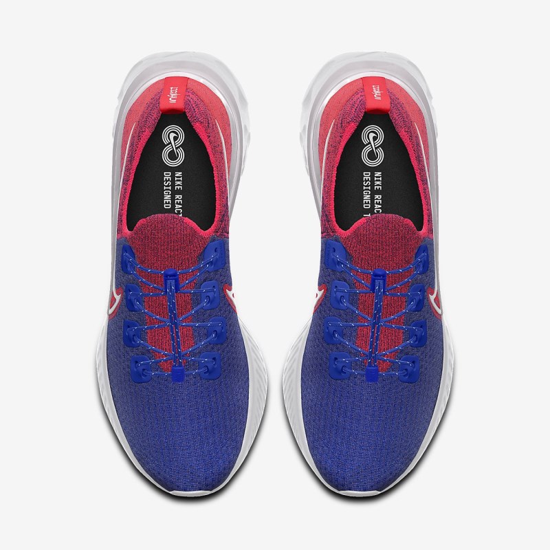 Nike React Infinity ラン フライニット レディース ウォーキングシューズ 青 | FK0441-115