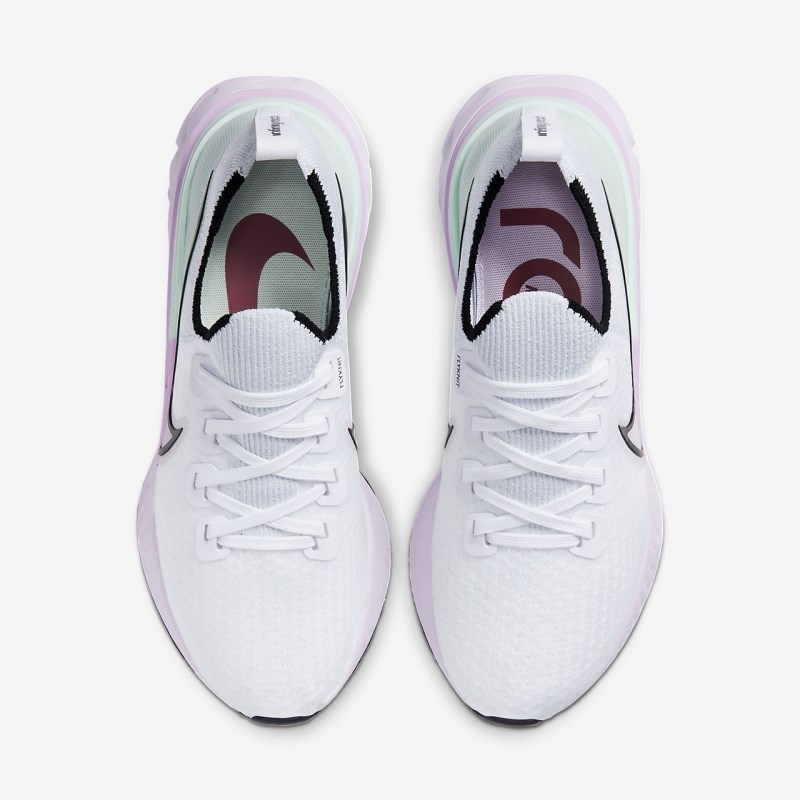 Nike React Infinity ラン フライニット レディース ウォーキングシューズ 白 | HJ6061-723