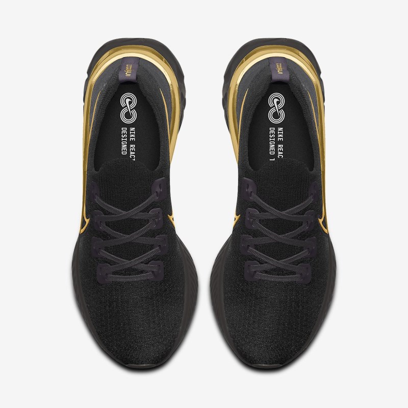 Nike React Infinity ラン フライニット レディース ウォーキングシューズ 黒 | HL2270-587
