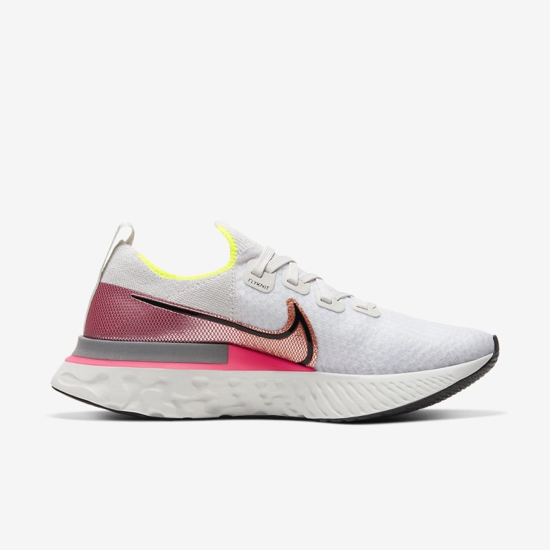 Nike React Infinity ラン フライニット レディース ウォーキングシューズ 白 | TJ9767-161