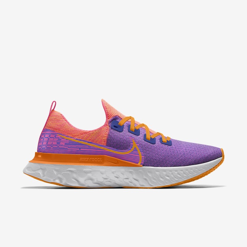 Nike React Infinity ラン フライニット レディース ウォーキングシューズ 紫 | UD1997-333