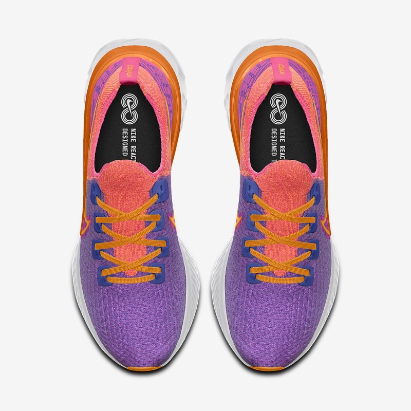 Nike React Infinity ラン フライニット レディース ランニングシューズ 紫 | DO3511-805